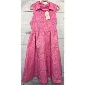 B. Right NWT Pink Maxi Formal Dress Size Large Classy